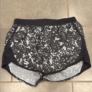 Under Armour Black and White Athletic Shorts